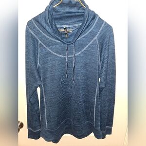 Kuhl Women's Blue Cowl Neck Sweater